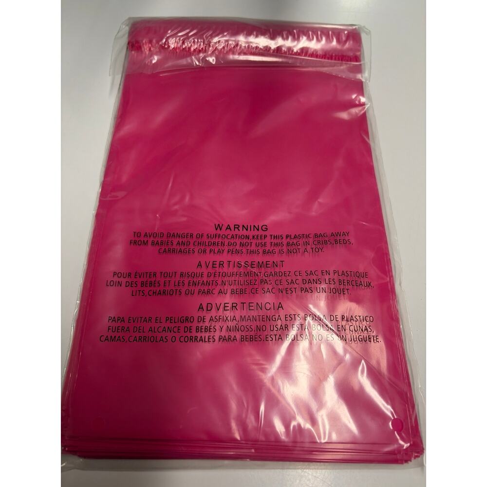 Pink Poly Mailers 6x9 – Pack of 100 | Self-Sealing Shipping Bags - Picture 3 of 5